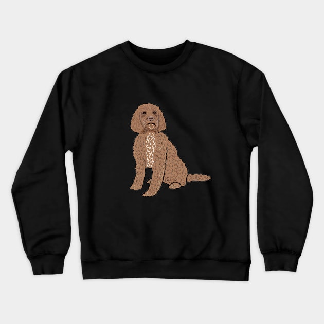 Cockapoo Crewneck Sweatshirt by Mark Ewbie